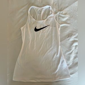 White Nike Running Tank, Size XS